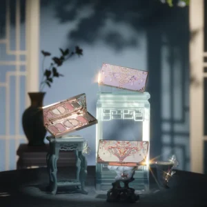 Butterfly Cloud Collar Embossed Six-Color Makeup Palette - 图片 6
