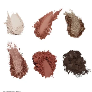 Butterfly Cloud Collar Embossed Six-Color Makeup Palette - 图片 3