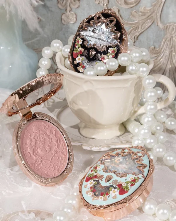 Strawberry Rococo Embossed Blush