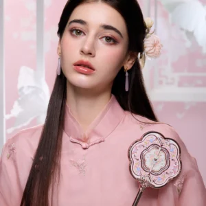 Butterfly Cloud Collar Hand Mirror - 图片 3