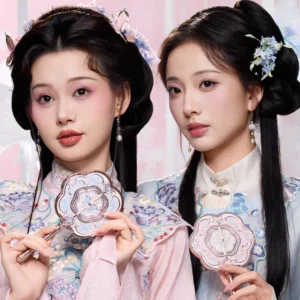 Butterfly Cloud Collar Hand Mirror - 图片 5