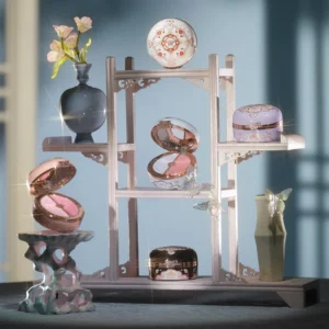 Butterfly Cloud Collar Rouge Box Highlighting & Blush Duo Powder - 图片 12